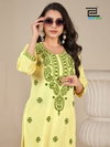 Amelia By Blue Hills Lucknavi Work Rayon Short Kurtis Wholesale Shop In Surat